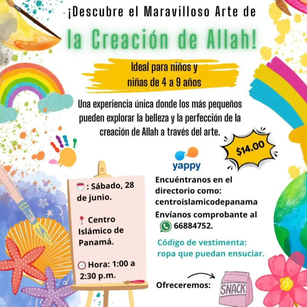 Fundación Islámica de Panamá 2 Actividad arte